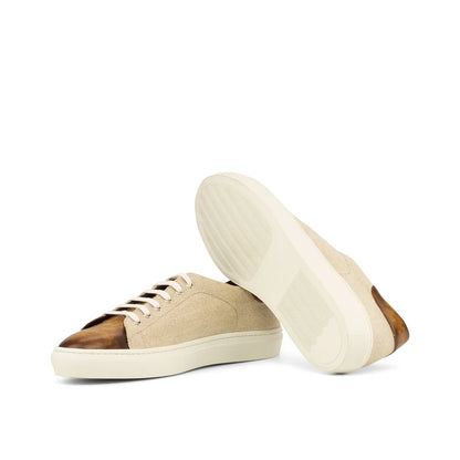Ice Cognac-Leinen-Patina-Trainer